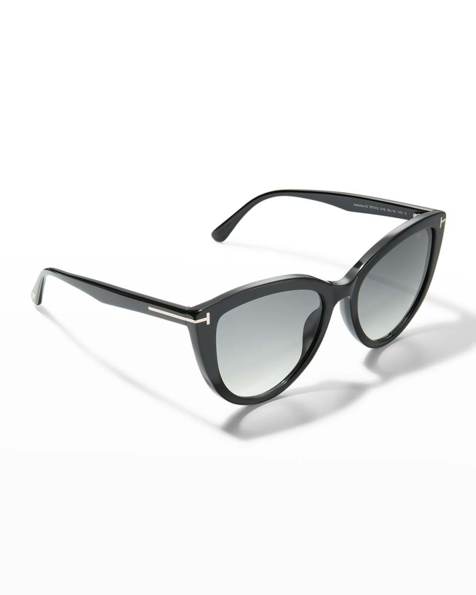Isabella Plastic Cat-Eye Sunglasses